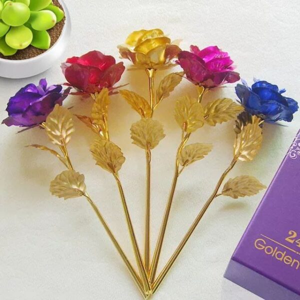 Foil plated flower for sale
