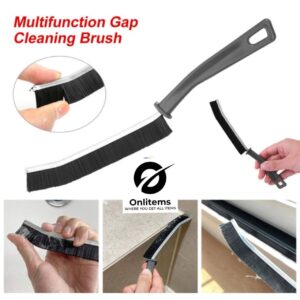 Household Cleaning Tool Durable Alloy Stiff Bristles Gap Cleaning