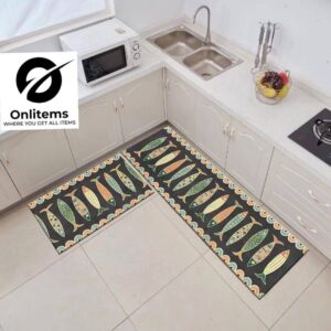 printed mat for kitchen